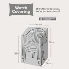 Green Lovell Outdoor Stacked Chairs Cover
